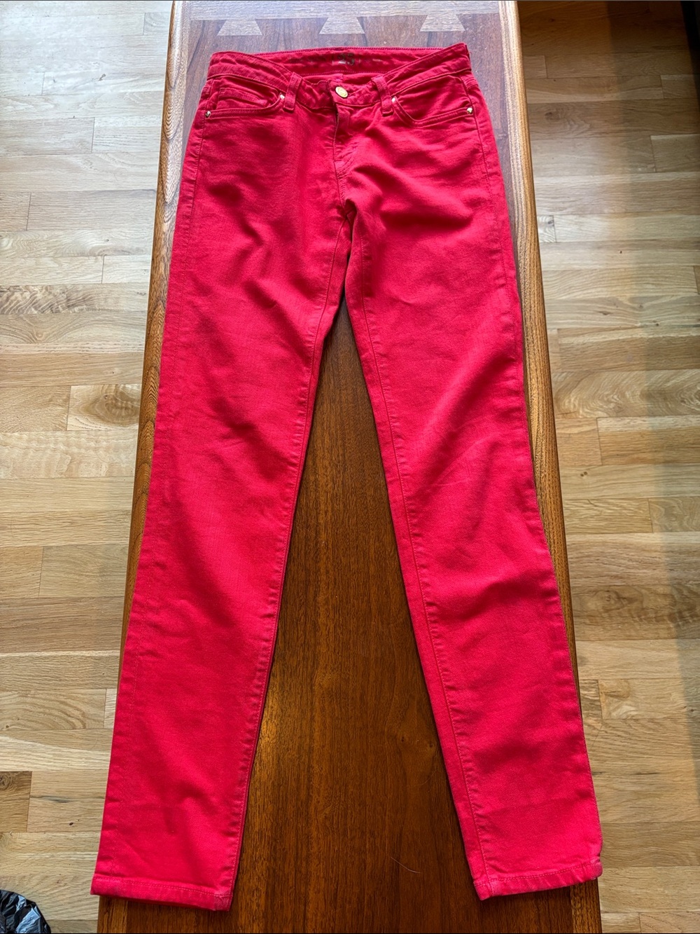 Kate Spade Red Broome Street Stretch Jeans Size 25